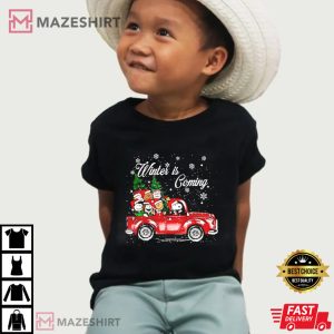 Winter Is Coming Christmas Dog Lover T Shirt 1