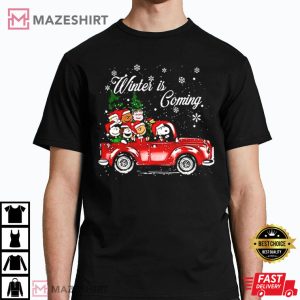 Winter Is Coming Christmas Dog Lover T Shirt 3