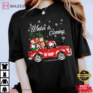 Winter Is Coming Christmas Dog Lover T Shirt 4