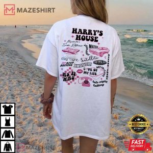Harrys House Track List 2022 Love On Tour T Shirt 3