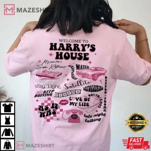 Harrys House Track List 2022 Love On Tour T Shirt 4