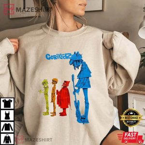 Gorillaz Rock The House T Shirt 1