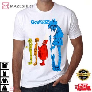 Gorillaz Rock The House T Shirt 3