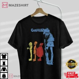 Gorillaz Rock The House T Shirt 4