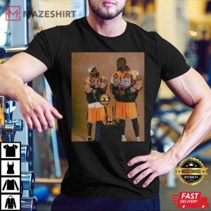 Kobe Bryant And Shaq Basketball Memorial T Shirt 3