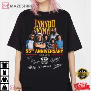 Lynyrd Skynyrd 55th Anniversary 1964 2019 T Shirt 2