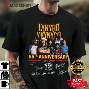 Lynyrd Skynyrd 55th Anniversary 1964 2019 T Shirt 3