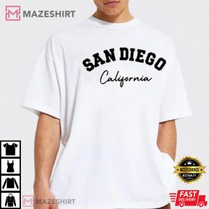 San Diego California T Shirt 1