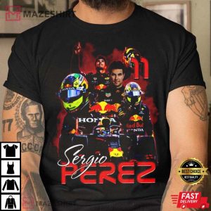 Sergio Perez 90s Design Graphic T Shirt 4