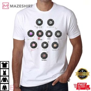 Taylor All CD Albums Midnight Albums T Shirt 1