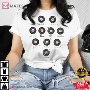 Taylor All CD Albums Midnight Albums T Shirt 4