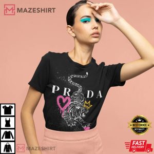 Prada Tiger Graffitti Rock T Shirt 4