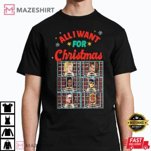 All I Want for Christmas Biden Trump Ugly T Shirt 3