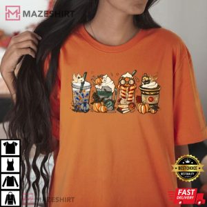 Horror Movie Coffee Halloween T Shirt 2