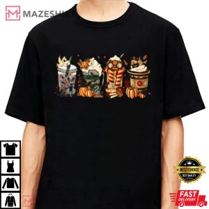 Horror Movie Coffee Halloween T Shirt 3