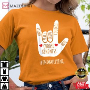 Unity Day Love Sign Hand Gesture T-Shirt