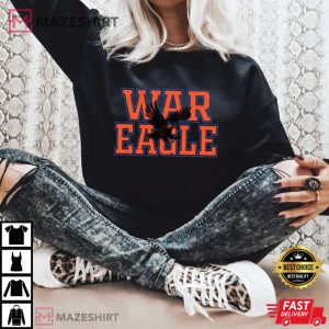 Auburn Tigers War Eagle Unisex Football T Shirt 2