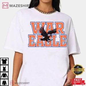 Auburn Tigers War Eagle Unisex Football T Shirt 3