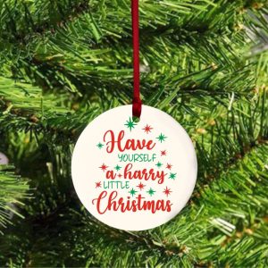 Harry Styles Gift For Fans Christmas Ornament