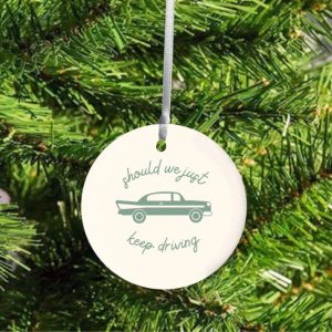 Harry Styles Should We Just Keep Driving Christmas Ornaments