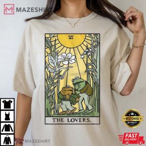 Frog Toad The Lovers Tarot Card T Shirt 2