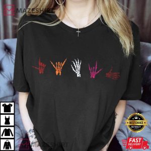 Halloween Lesbian Skeleton Hands Femme Flag Subtle Discreet Pri 3