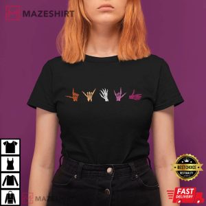 Halloween Lesbian Skeleton Hands Femme Flag Subtle Discreet Pri