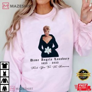 Angela Lansbury RIP Thanks for the Memories Murder She Wrote Jessica Fletcher T-Shirt