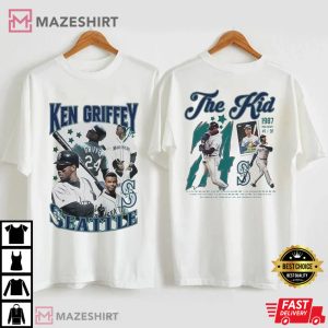 Ken Griffey Jr. Seattle Mariners Baseball Vintage T-Shirt