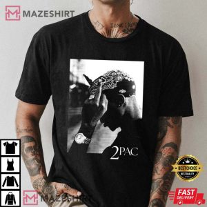 2Pac Tupac Shakur Rapper 90s Hip Hop Gangsta Merch Vintage T Shirt 3