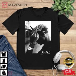 2Pac Tupac Shakur Rapper 90s Hip Hop Gangsta Merch Vintage T Shirt 4