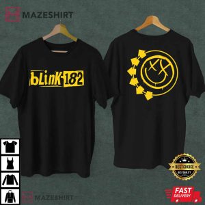 Blink-182 Arrow Smiley World Tour T-Shirt