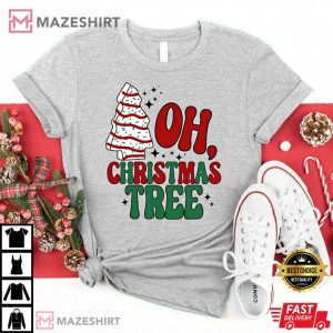 Comfort Colors Oh Christmas Tree Cake Little Debbie Holiday Ca 3