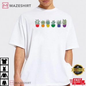 Plant LGBTQ Pride Gender Neutral, Ally Subtle Pride Queer Gift Lesbian Gay T-Shirt