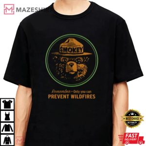 Smokey Bear Nature Hiking Vintage Unisex T Shirt 4
