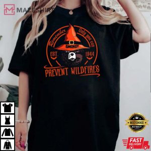 Smokey Bear Witch Halloween Forest Fires Hiking Sanderson Vint 1