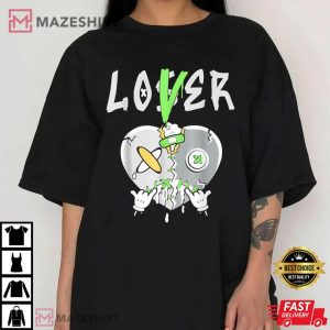5 Retro Green Bean Loser Lover Heart Shoes 5s T Shirt 5