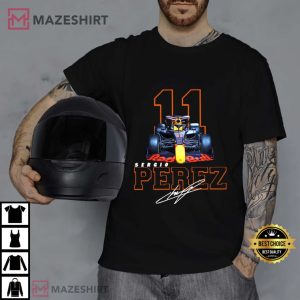 11 Sergio Perez Racing Red Bull Team Fomula One Unisex T Shirt 2