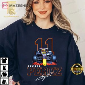 11 Sergio Perez Racing Red Bull Team Fomula One Unisex T Shirt 4