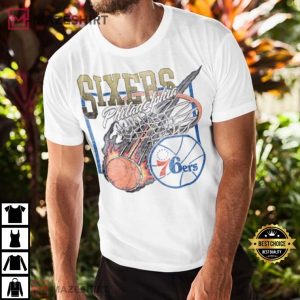 90s NBA Philadelphia 76ers Basketball Team 2021 Vintage Sixers 3