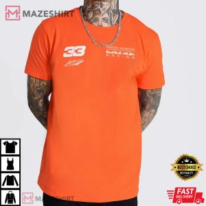 Max Verstappen 33 F1 Orange Army T-Shirt