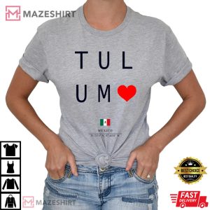 Tulum Mexico Coordinate Gift T-Shirt