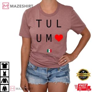 Tulum Mexico Coordinate Gift T-Shirt