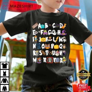ABCs Learning Alphabet Kindergarten Teacher Halloween T-Shirt