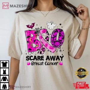 Boo Scare Away Breast Cancer T-Shirt