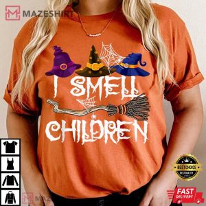 Funny Witches Halloween I Smell Children T-Shirt