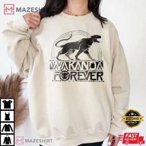 Marvel Black Panther Wakanda Forever T Shirt 4