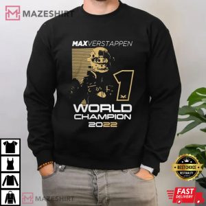Max Verstappen 2022 World Champions T-Shirt