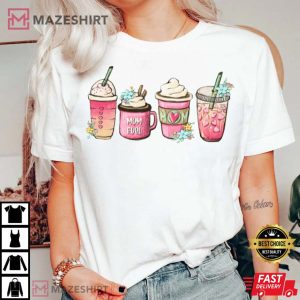 Mothers Day Gift Coffee Shirt Women Cute Mama T Shirt 1 3