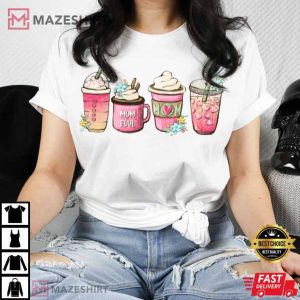Mothers Day Gift Coffee Shirt Women Cute Mama T Shirt 1 4
